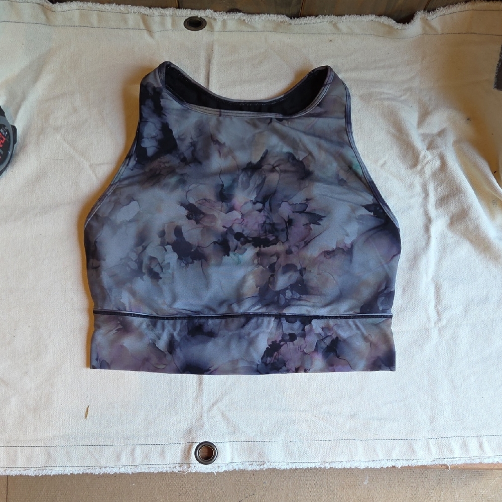 CALIA by Carrie Underwood Abstract Floral Crop Top